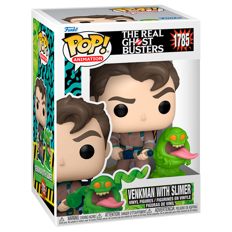 Figura Pop Los Autenticos Cazafantasmas Venkman With Slimer