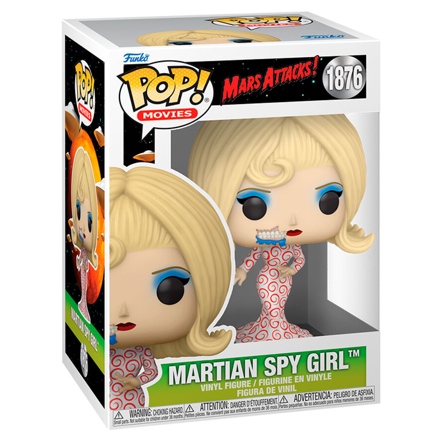 Figura Pop Mars Attacks Martian Spy Girl