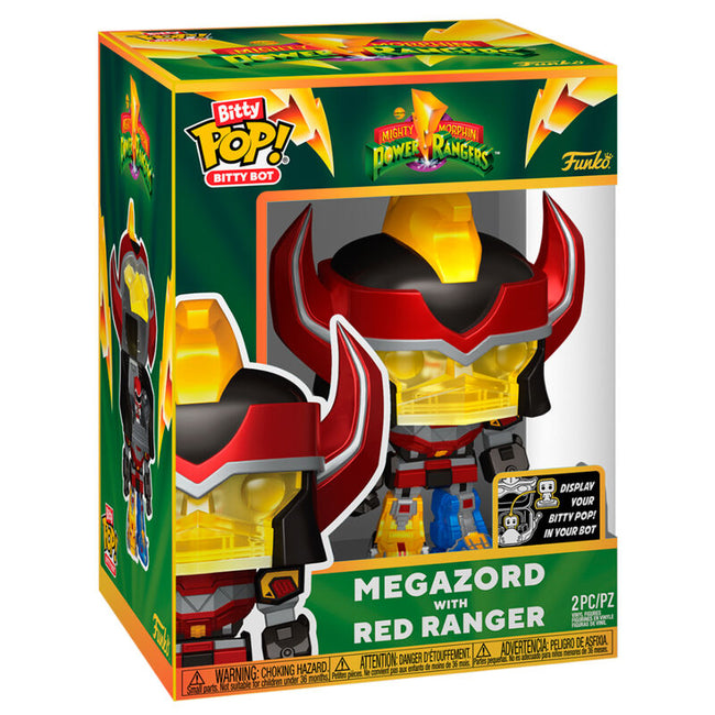 Figura Bitty Bots Mighty Morphin Power Rangers Megazord With Hover Image