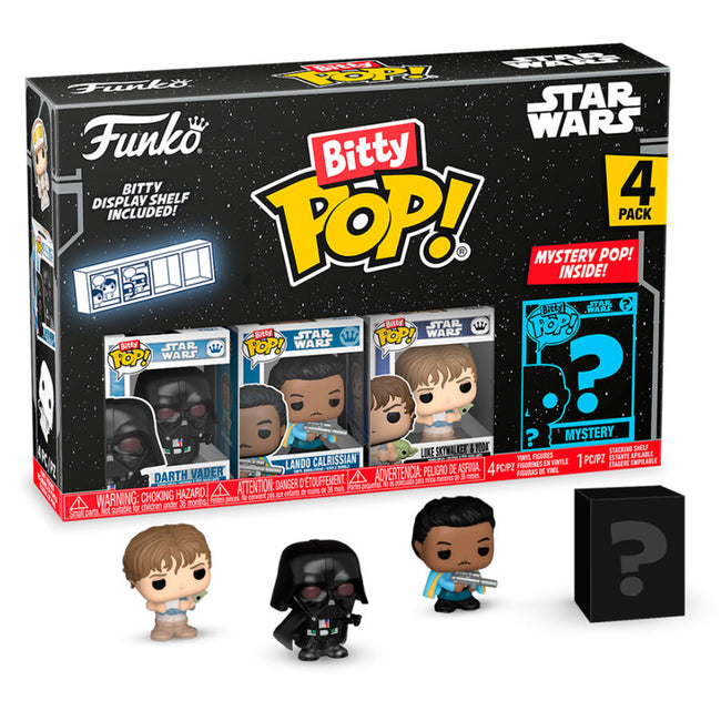 Blister 4 Figuras Bitty Pop Star Wars Darth Vader Hover Image