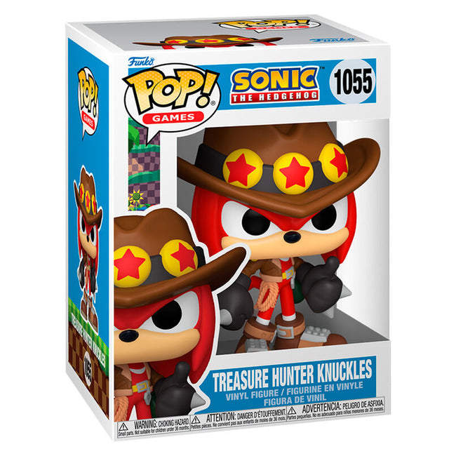 Figura Pop Sonic The Hedgehog Treasure Hunter Knuckles Hover Image