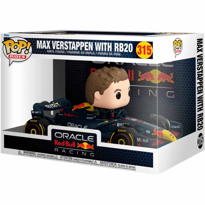 Figura Pop Rides Super Deluxe Racing Oracle Red Bull Max Ver