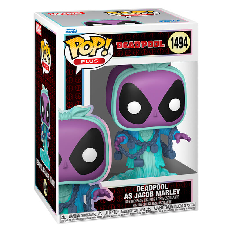 Figura Pop Plus Marvel Deadpool - Deadpool As Jacob Marley