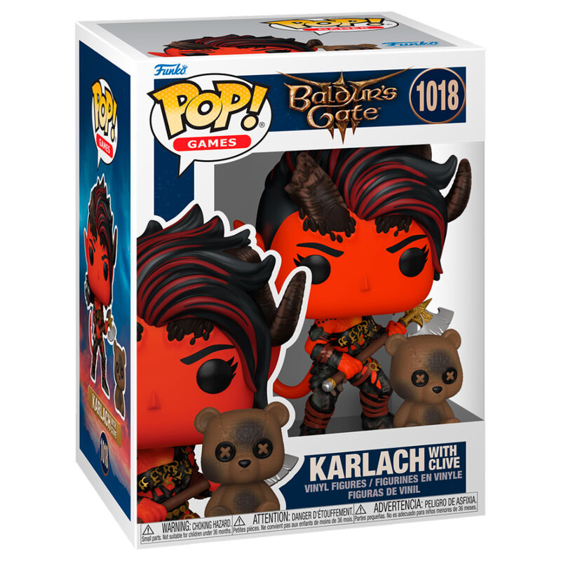 Figura Pop Baldurs Gate Karlach With Clive