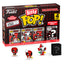 Blister 4 Figuras Bitty Pop Marvel Deadpool Master
