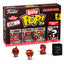 Blister 4 Figuras Bitty Pop Marvel Deadpool Dinopool
