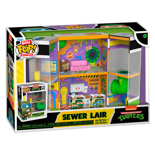 Figura Bitty Pop Boxes Tortugas Ninja Sewer Lair Hover Image