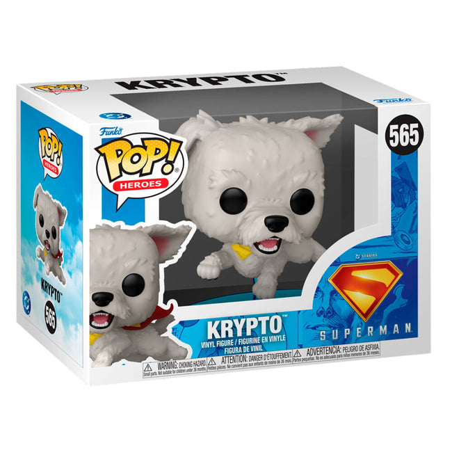 Figura Pop Dc Comics Superman Krypto Hover Image
