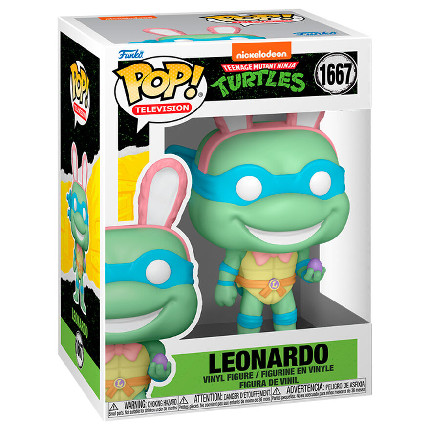 Figura Pop Tortugas Ninja Leonardo Conejo De Pascua