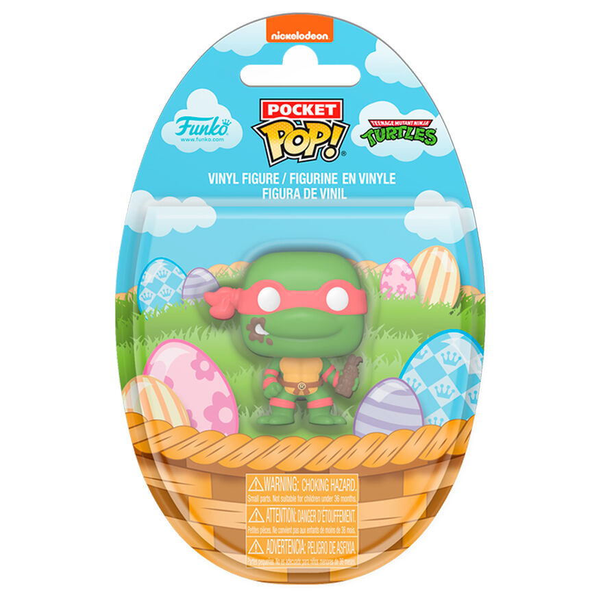 Figura Pocket Pop Tortugas Ninja Raphael Conejo De Pascua 16