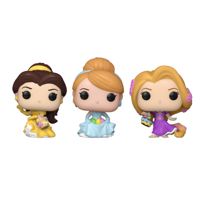 Blister 3 Figuras Pocket Pop Disney Princesas Hover Image
