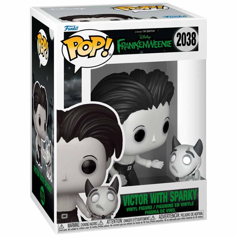 Figura Pop Disney Frankenweenie Victor With Sparky