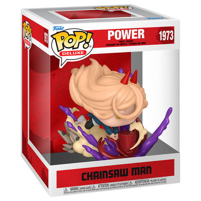 Figura Pop Deluxe Chainsaw Man Power With Blood Hammer Hover Image