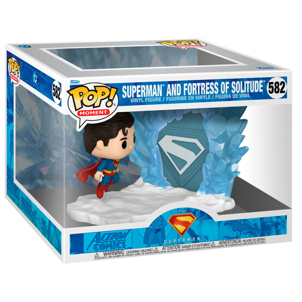 Figura Pop Moment Dc Comics Superman - Superman And Fortress