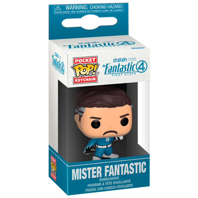 Llavero Pocket Pop Marvel Los 4 Fantasticos Mister Fantastic Hover Image