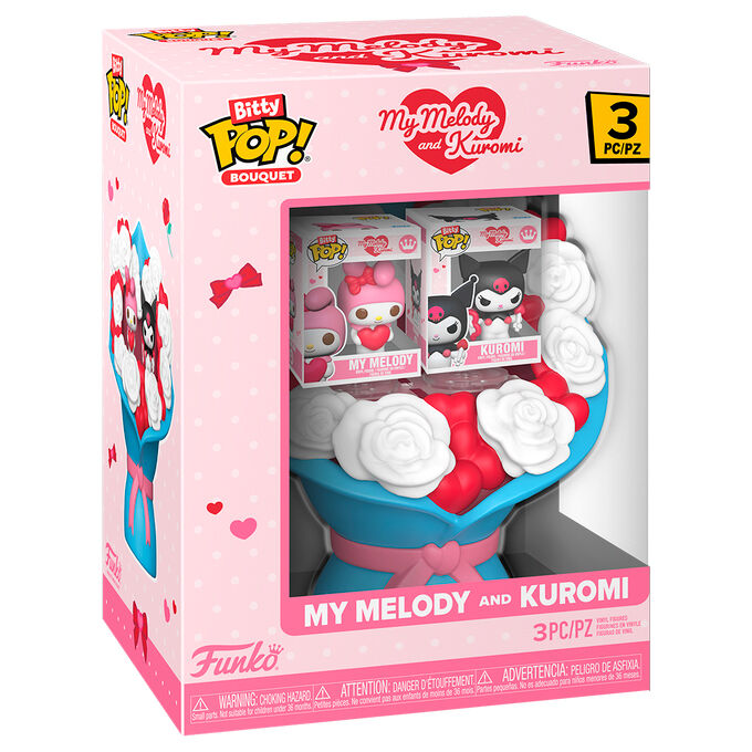 Figura Bitty Pop Bouquet Hello Kitty My Melody And Kuromi Sa