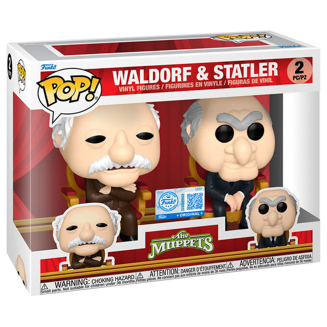 Blister 2 Figuras Pop Los TeleEcos Waldorf And Statler Exc Hover Image