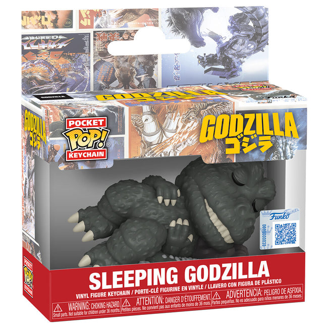 Llavero Pocket Pop Godzilla Sleeping Godzilla Exclusive Hover Image