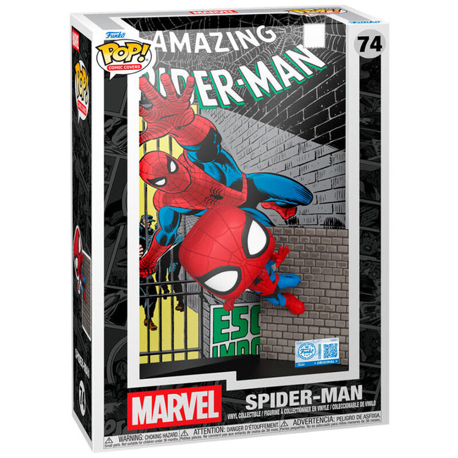Figura Pop Comic Cover Marvel Spider-Man Exclusive Hover Image