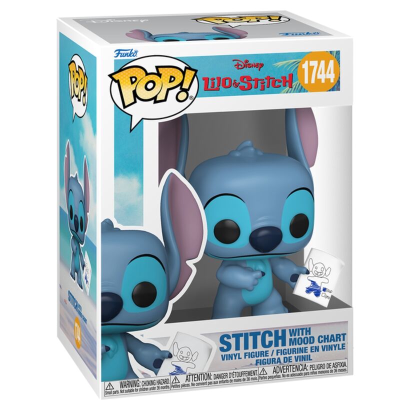Figura Pop Disney Lilo & Stitch - Stitch With Mood Chart