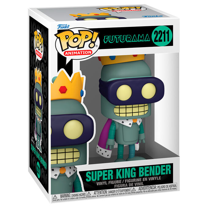 Figura Pop Futurama Super King Bender