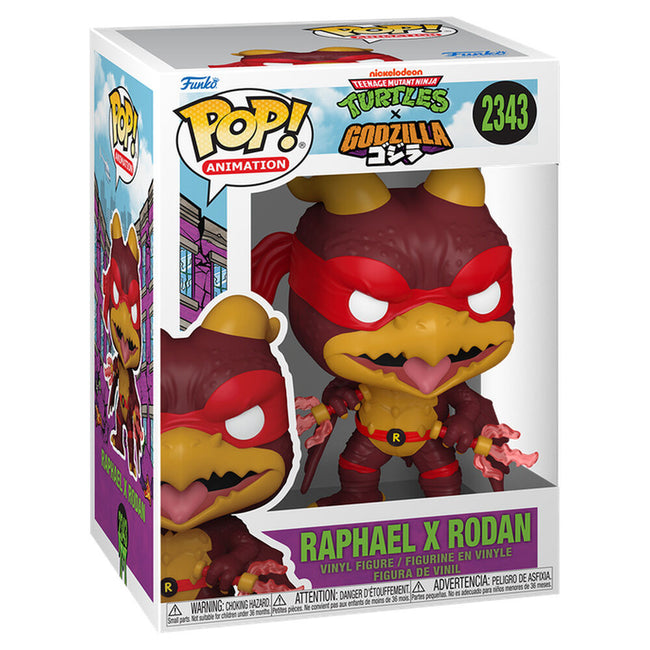 Figura Pop Teenage Mutant Ninja Turtles X Godzilla - Raphael Hover Image