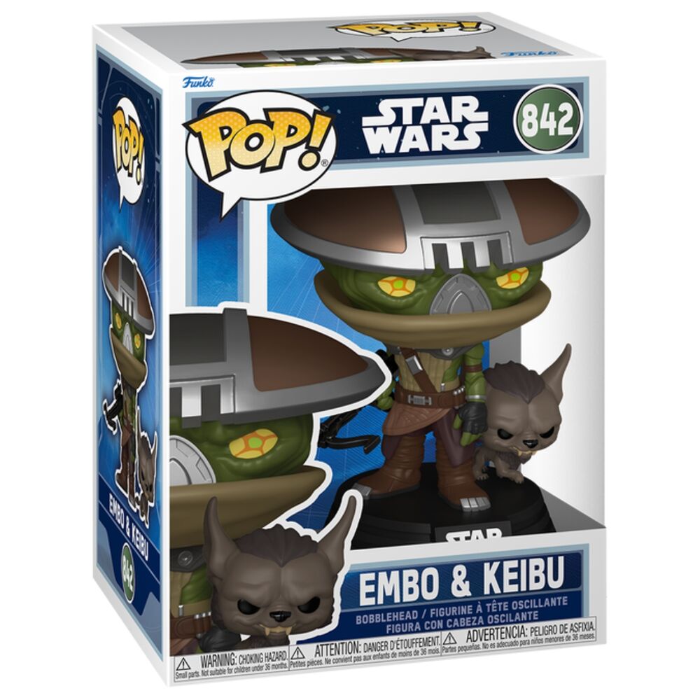 Figura Pop Star Wars: The Mandalorian & Grogu - Embo & Keibu