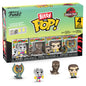 Blister 4 Figuras Bitty Pop Jurassic Park Mr. Dna