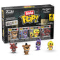 Blister 4 Figuras Bitty Pop Five Nights At FreddyS