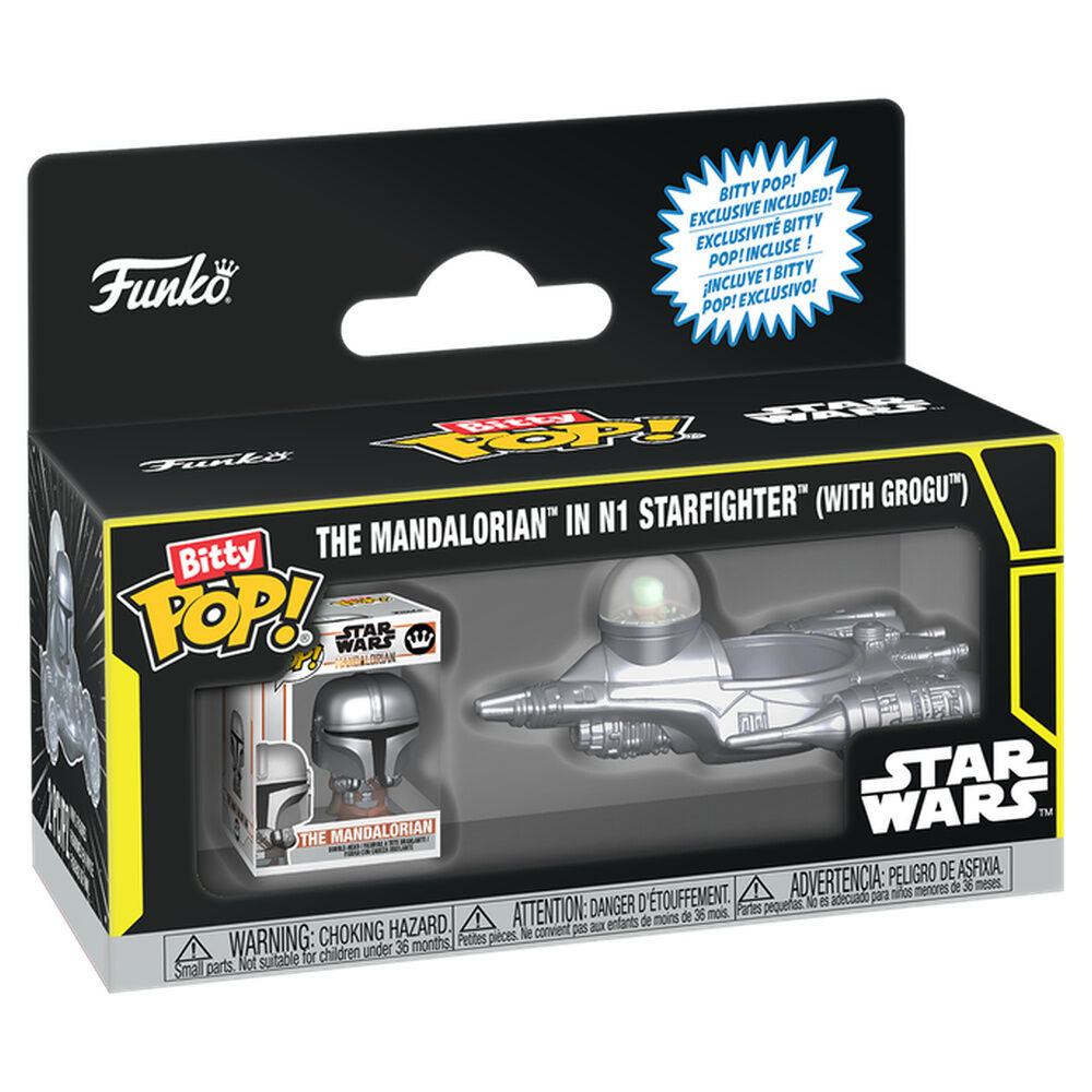 Figura Bitty Pop Ride Star Wars The Mandalorian In N1 Starfi