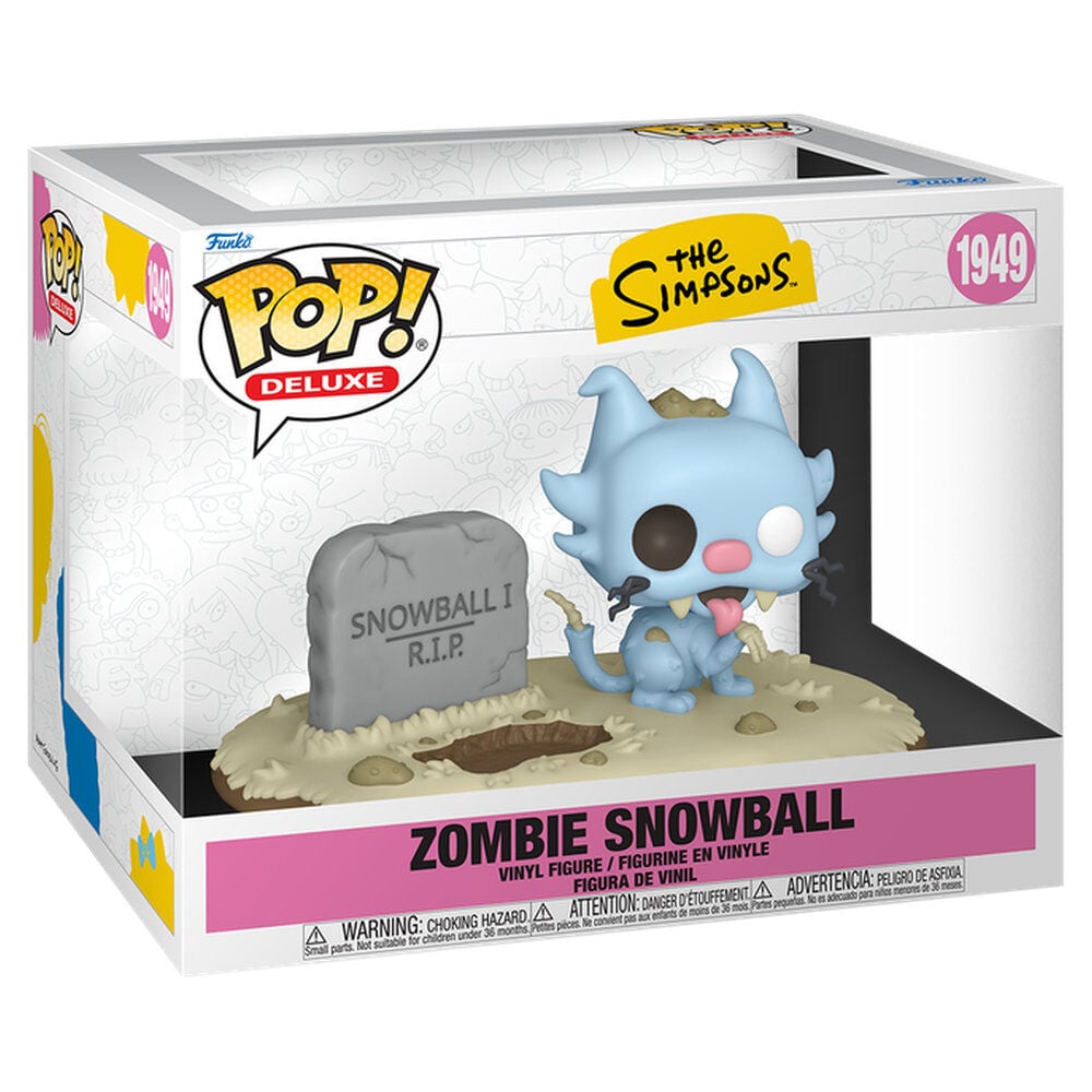 Figura Pop Deluxe The Simpsons Zombie Snowball