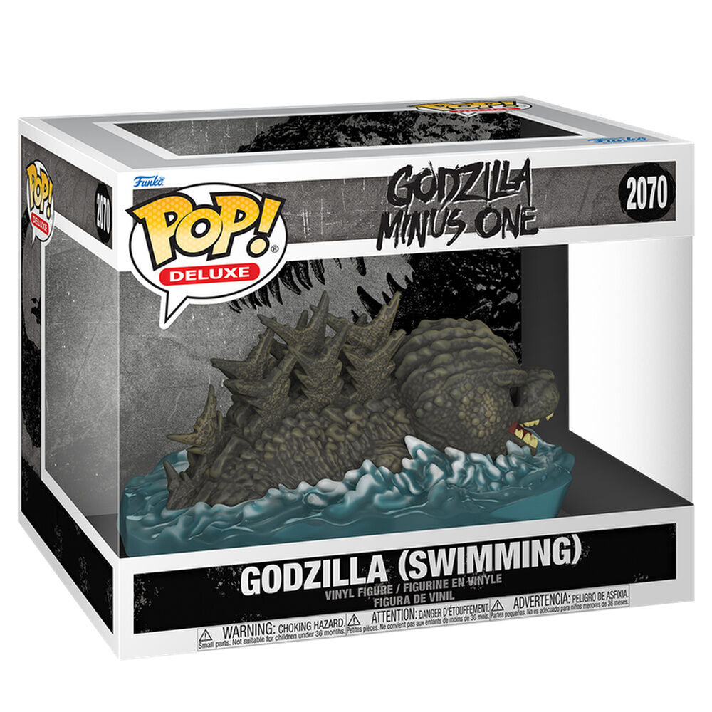 Figura Pop Deluxe Godzilla Minus One Godzilla Swimming