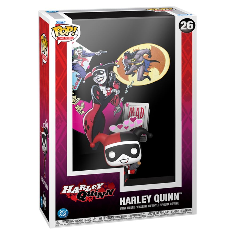 Figura Pop Comic Covers Dc Comics Harley Quinn - Harley Quin