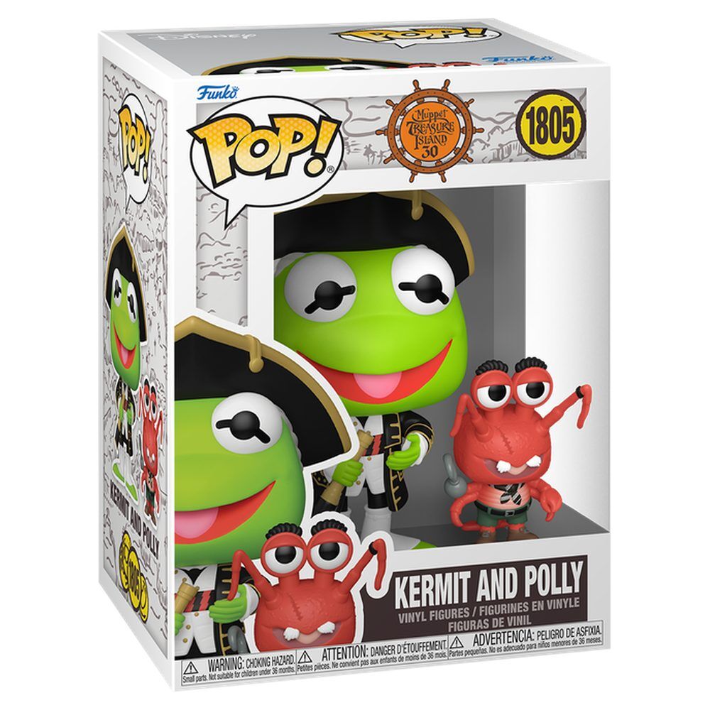 Figura Pop Los TeleEcos Muppet Treasure Island Kermit And