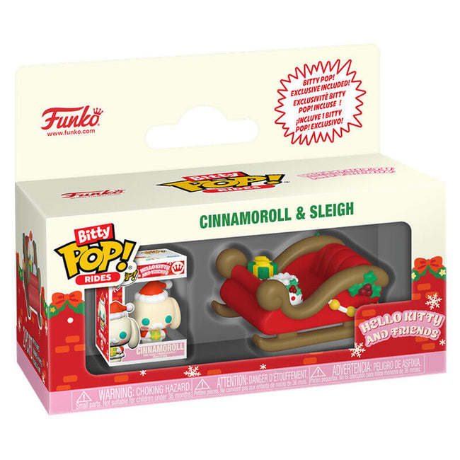 Figura Bitty Pop Ride Cinnamoroll And Sleigh Hover Image