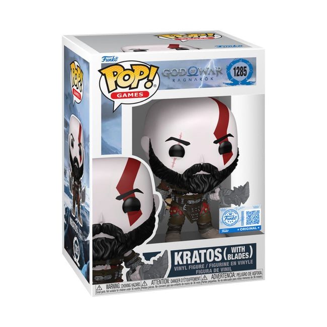 Figura Pop Games God Of War Kratos With Blades Exclusive Hover Image