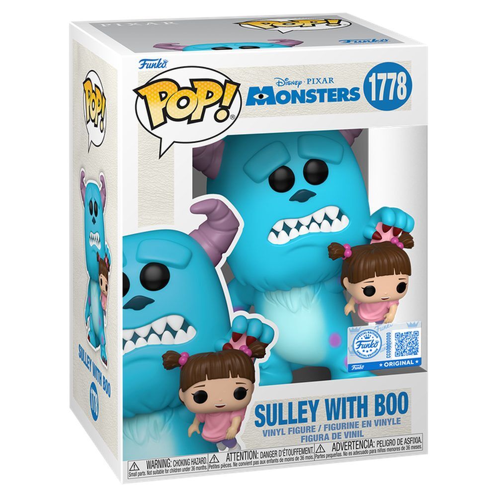 Figura Pop Disney Pixar Monsters Inc Sulley With Boo Exclusi
