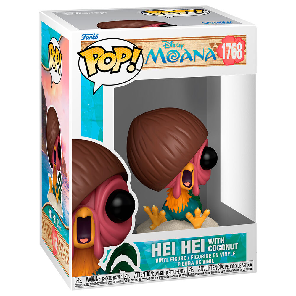 Figura Pop Disney Vaiana Moana 3 Hei Hei With Coconut