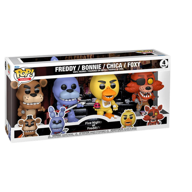 Blister 4 Figuras Pop Five Nights At Freddys Hover Image