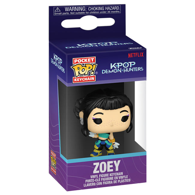 Llavero Pocket Pop Kpop Demon Hunters Zoey Hover Image