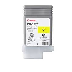 Cartucho Canon Pfi - 102 Amarillo Ipf500 - Ipf510 - Lp17 - Ipf600 - Ipf610 - Ipf605 - Lp24 - Ipf650 - Ipf655 - Ipf700 - Ipf710 - Ipf720 - Ipf750 - Ipf750 - Ipf755 - Ipf760