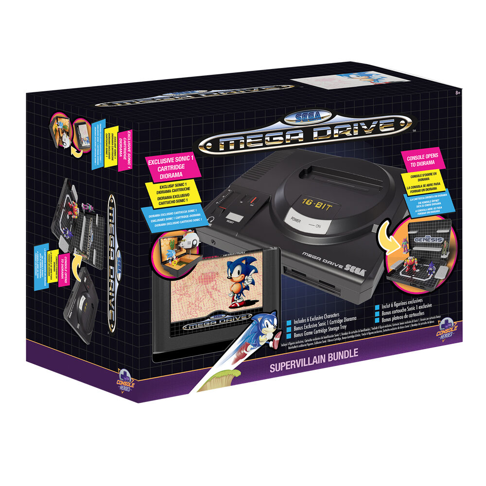 Diorama Mega Drive Boss Level 1 Sonic The Hedgehog Console H