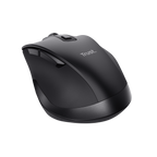 MOUSE TRUST FYDA WIRELESS RECARGABLE CON FORMA CURVA NEGRO.24727