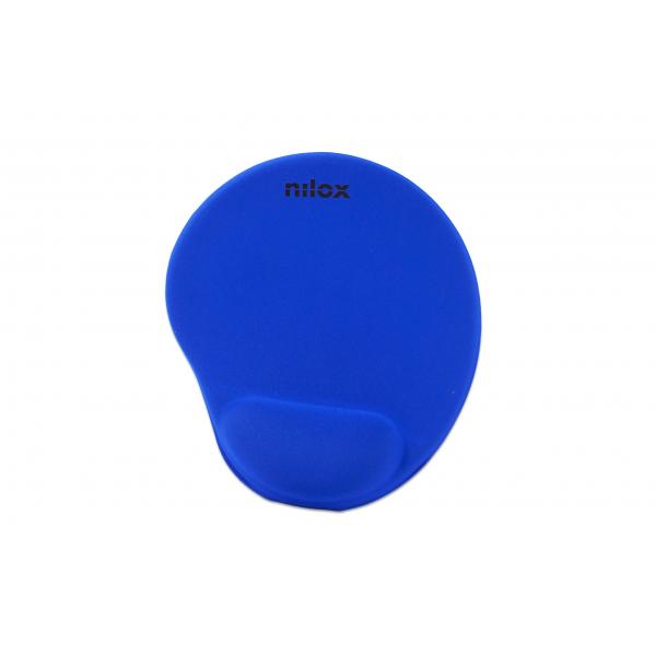 Nilox Mouse Pad Blue / Alfombrilla De Ratón Ergonómica