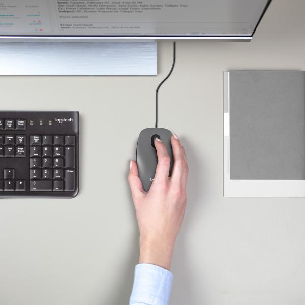 Logitech M100 USB Negro - 1000 DPI