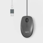 Logitech M100 USB Negro - 1000 DPI