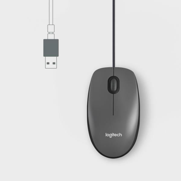 Logitech M100 USB Negro - 1000 DPI