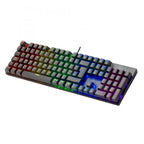 TECLADO MECANICO MARS GAMING MK422 EN ITALIANO BLACK SWITCH MARRON PR DE 100Hz ANTI-GHOSTING AVANZAD
