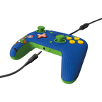 Mando Pdp Rematch Wired Controller Super Mario Toad & Yoshi ( Switch 2 / Lite / Oled )