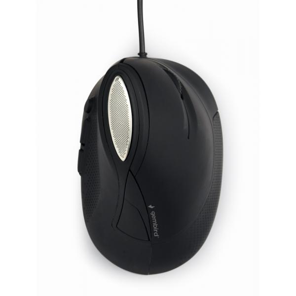 Raton Ergonomico Gembird 6 Boton Wired Optical Space Grey